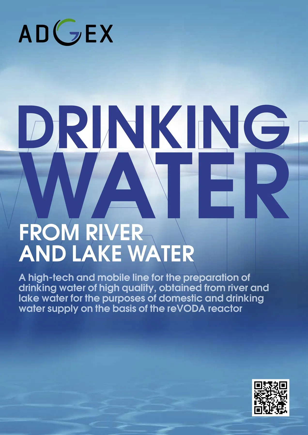 Agua potable de ríos y lagos